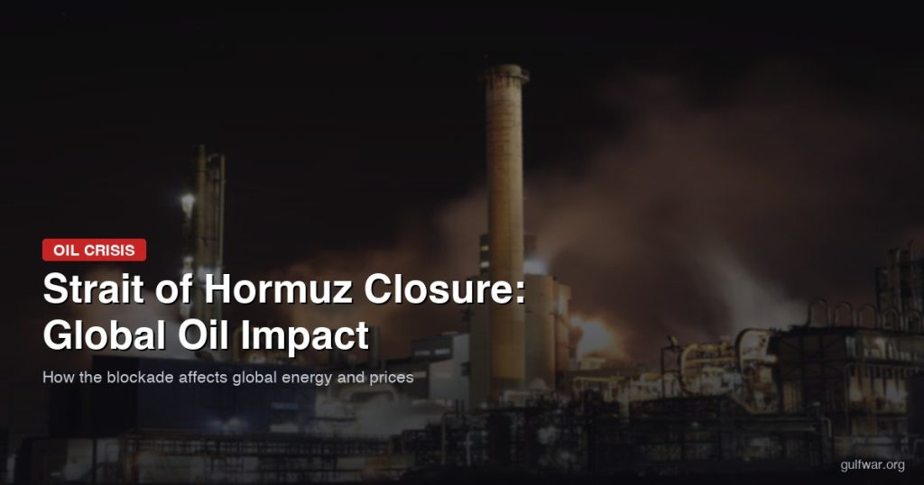 Strait of Hormuz Closure 2026: Global Impact on Oil Prices and Economy